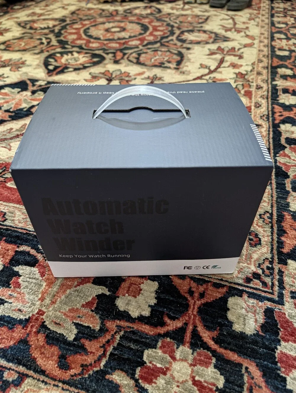 NWT Cevale Ultraquiet Aluminum Automatic Watch Winder